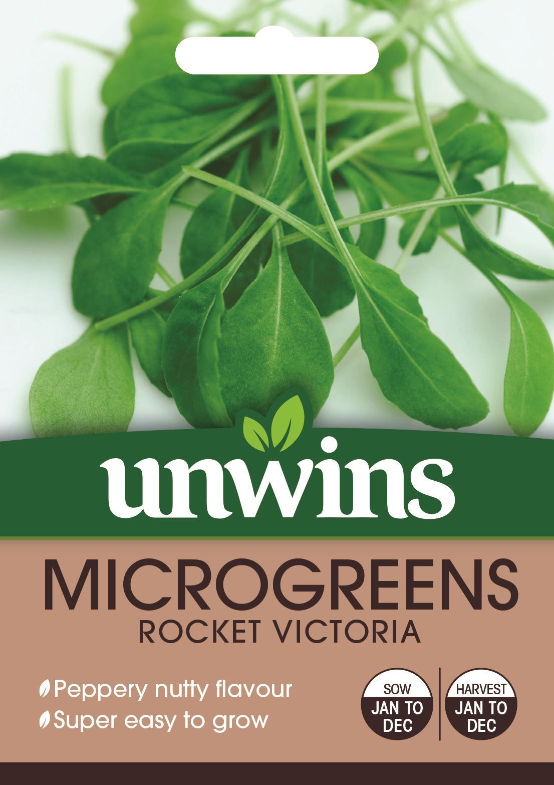 Unwins MicroGreens Rocket Victoria Seeds