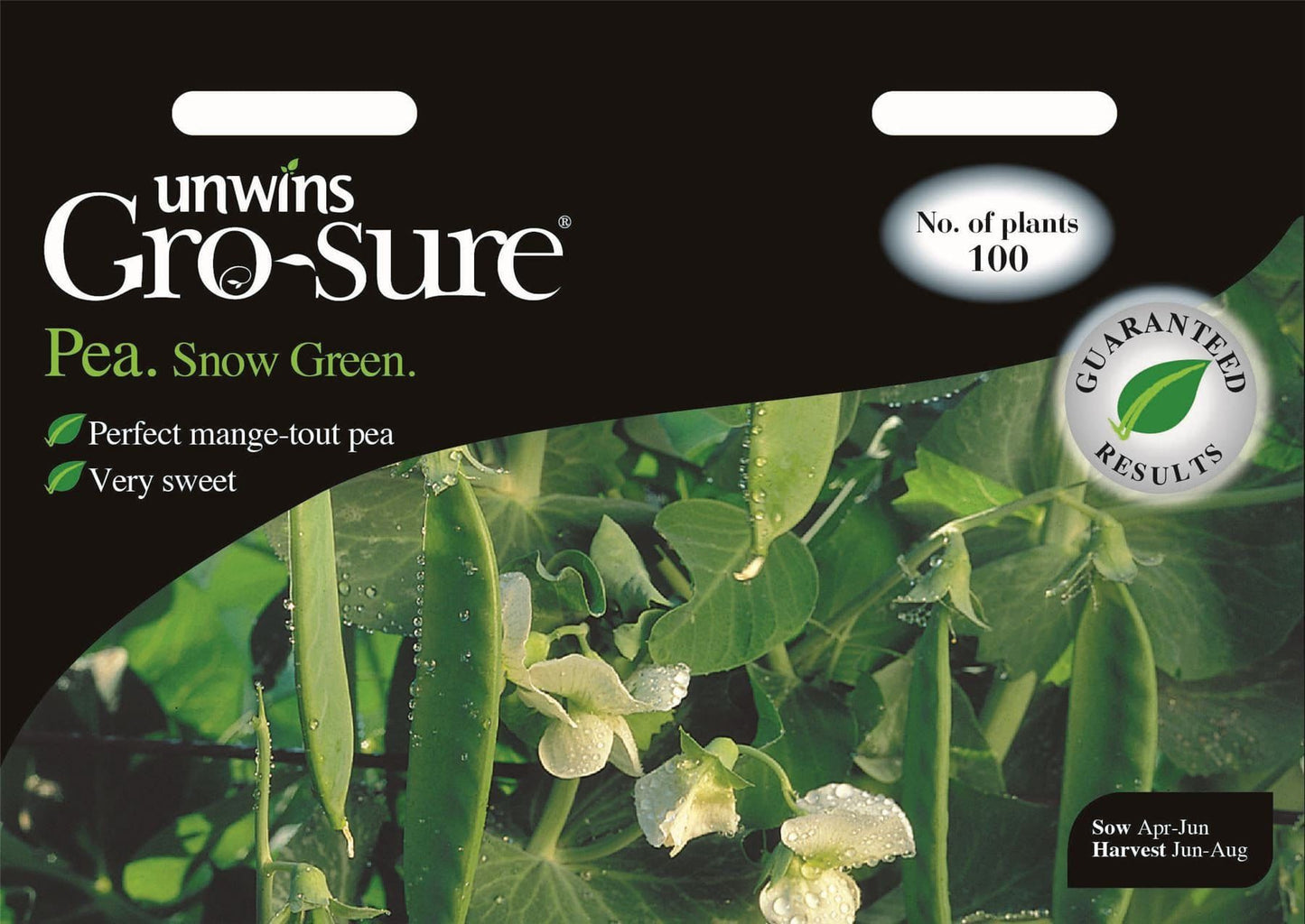 Unwins Pea Snow Green 100 Seeds