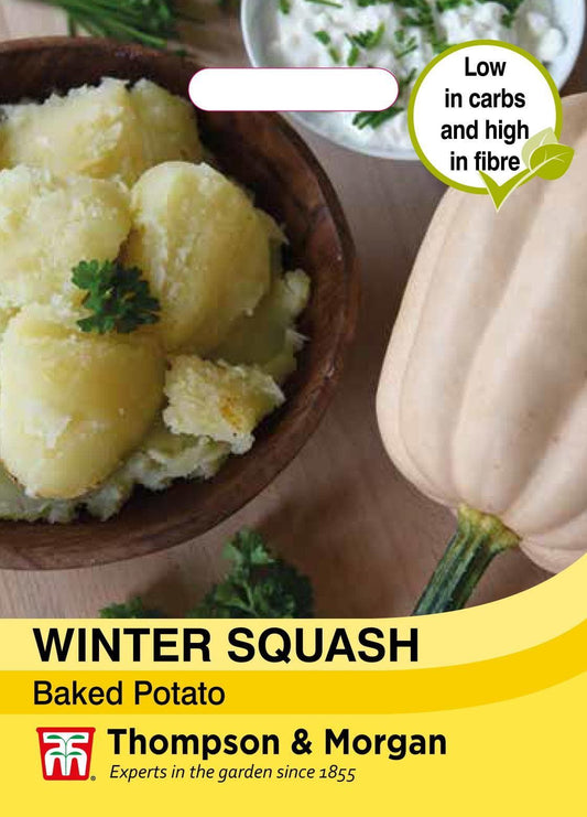 Thompson & Morgan Vegetable Squash Baked Potato (Winter) - 12 Seeds