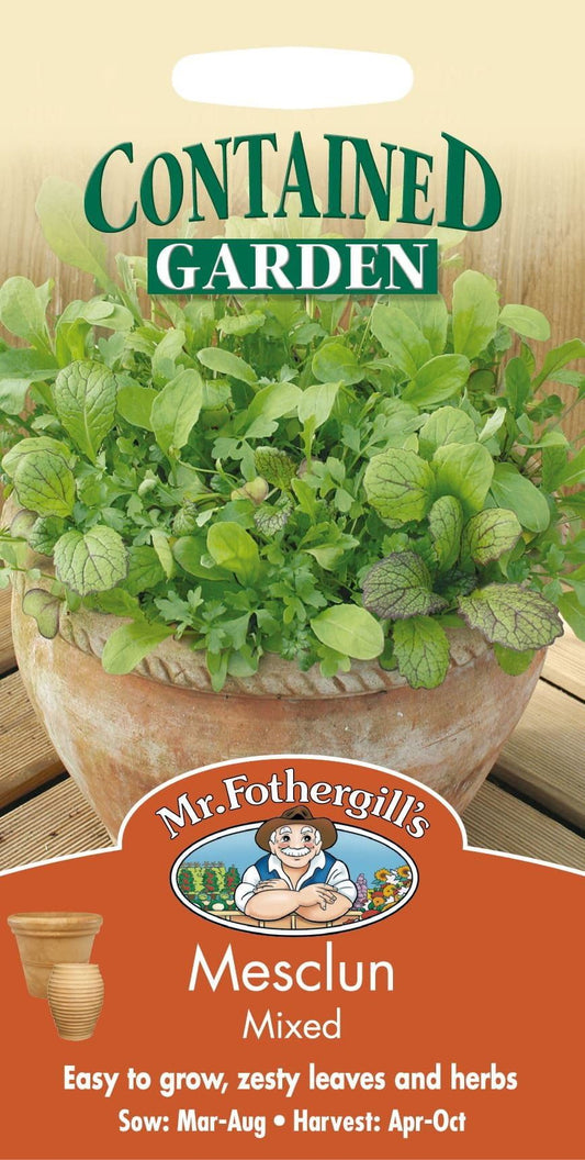 Mr Fothergills Salad Mesclun Mixed 500 Seeds