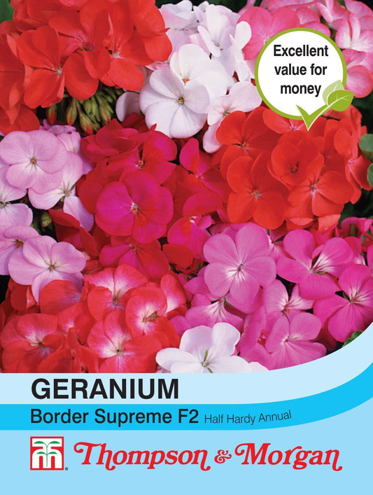 Thompson & Morgan Geranium Border Supreme Seed