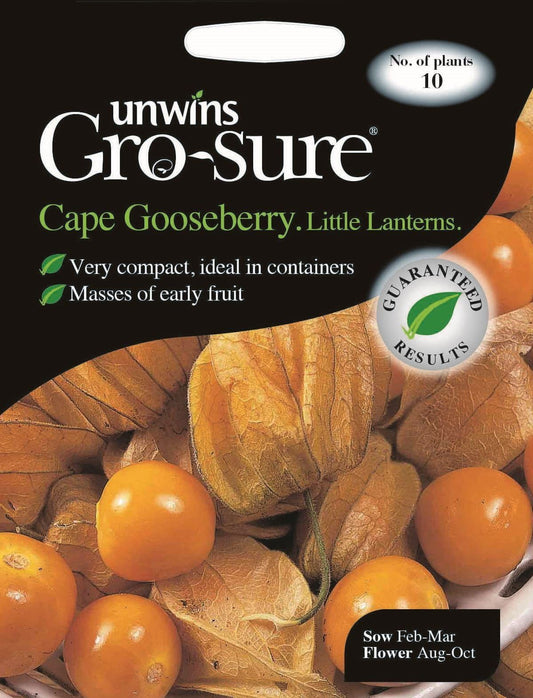 Unwins Cape Gooseberry Little Lanterns 10 Seeds