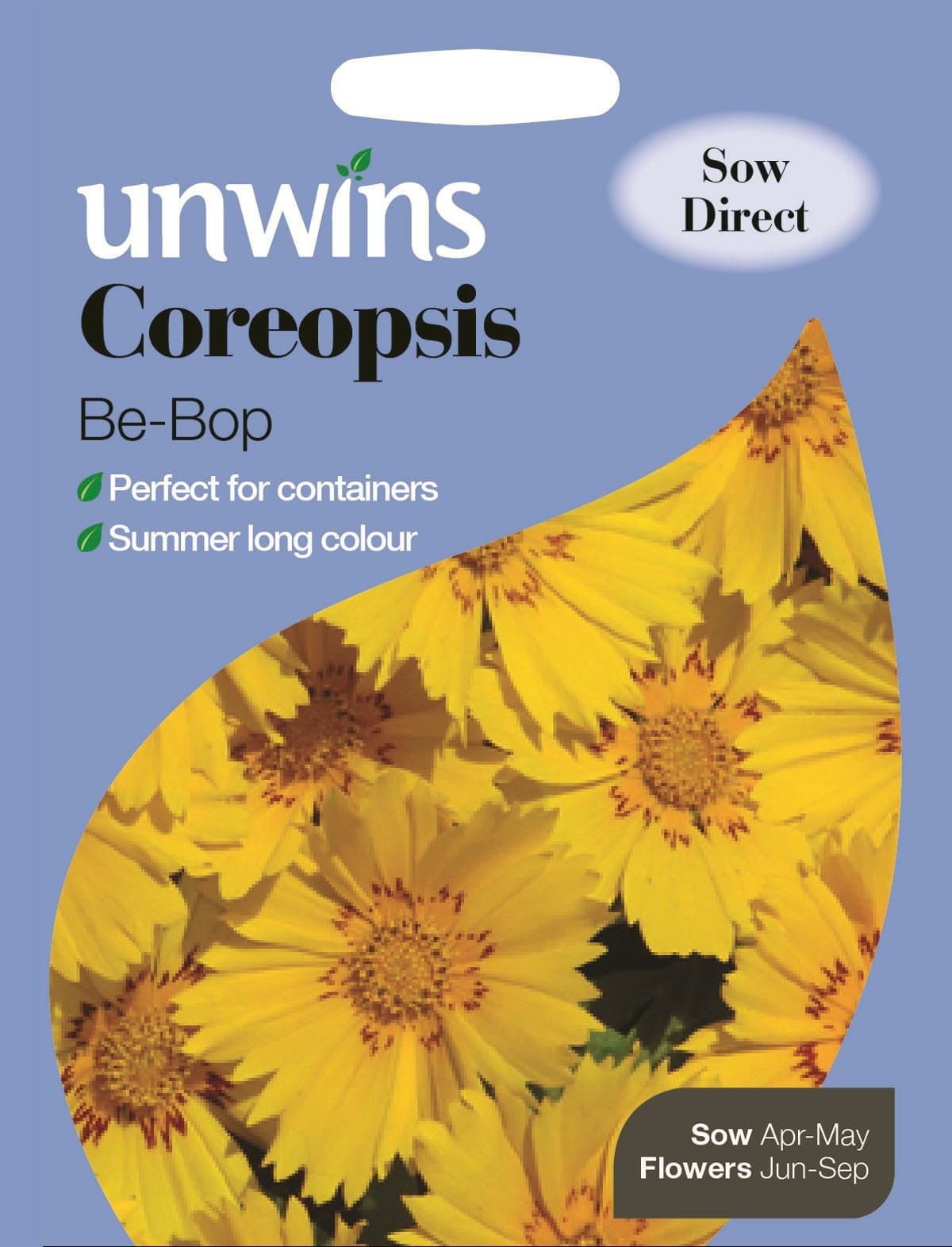 Unwins Coreopsis BeBop (d) 50 Seeds