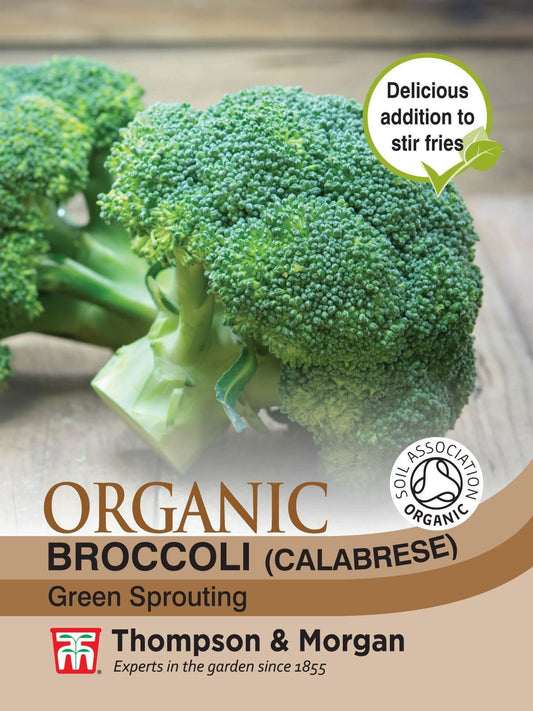 Thompson & Morgan - Organic - Broccoli - Green Sprouting - 150 Seeds