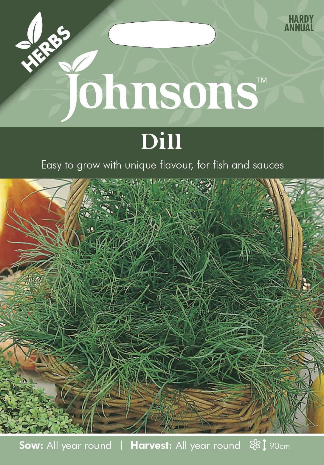 Johnsons Herb Dill 750 Seeds
