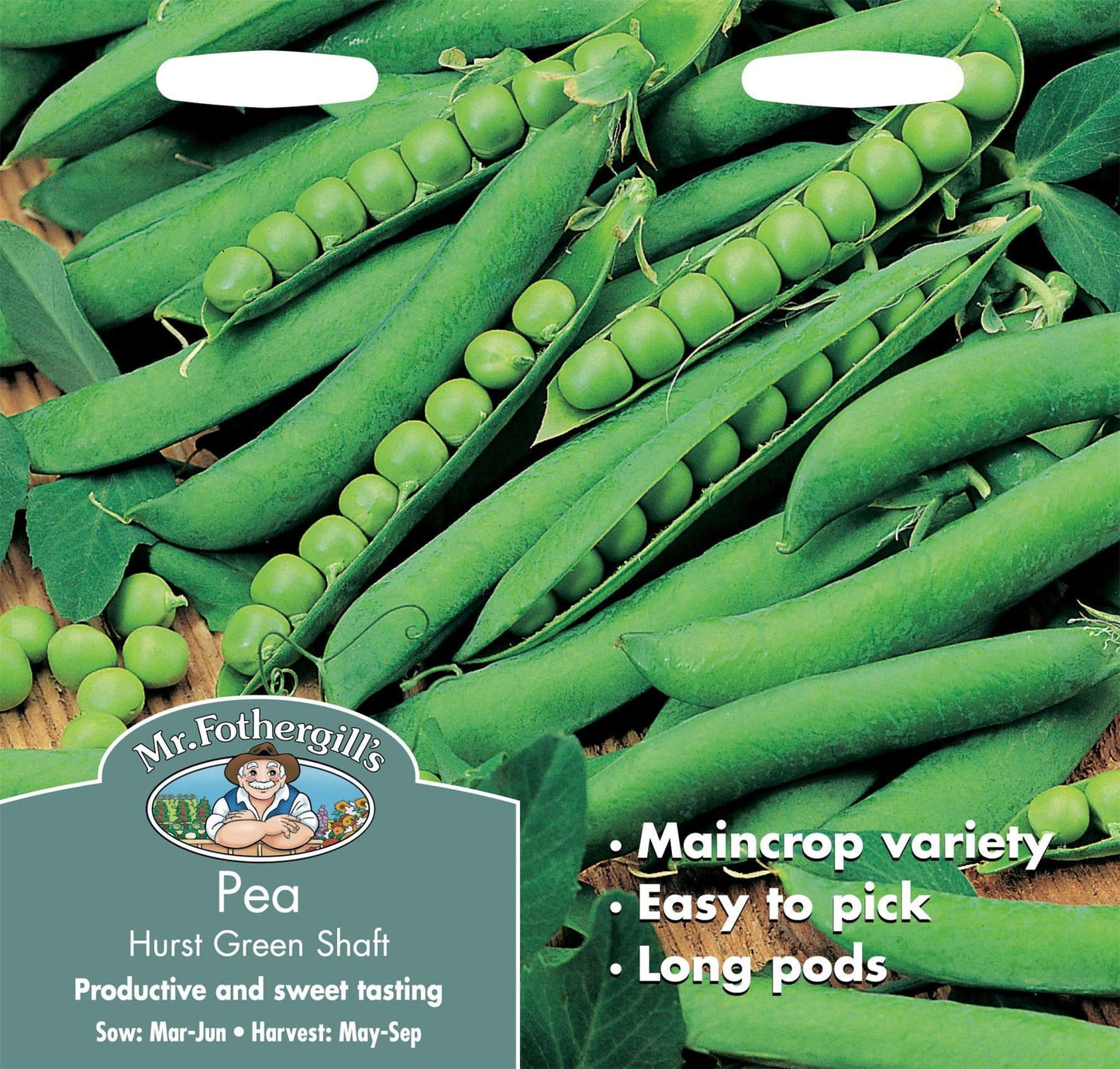 Mr Fothergills Pea Hurst Green Shaft 400 Seeds