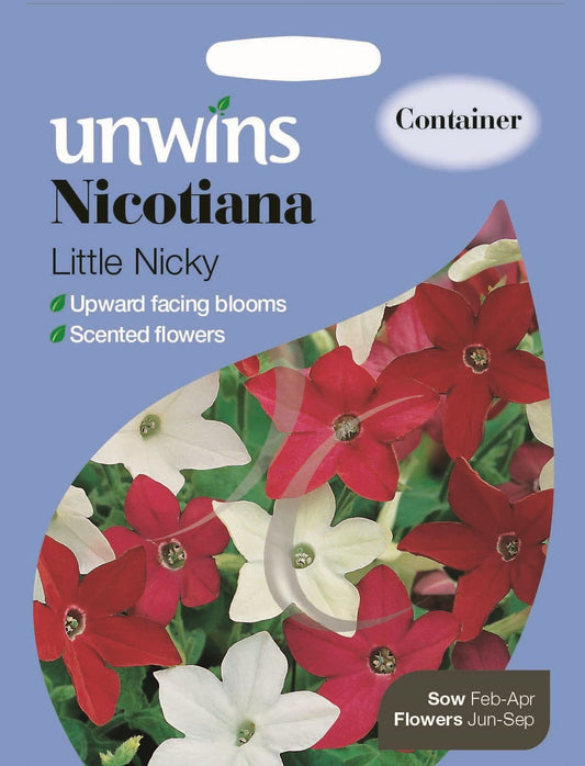 Unwins Nicotiana Little Nicky 150 Seeds