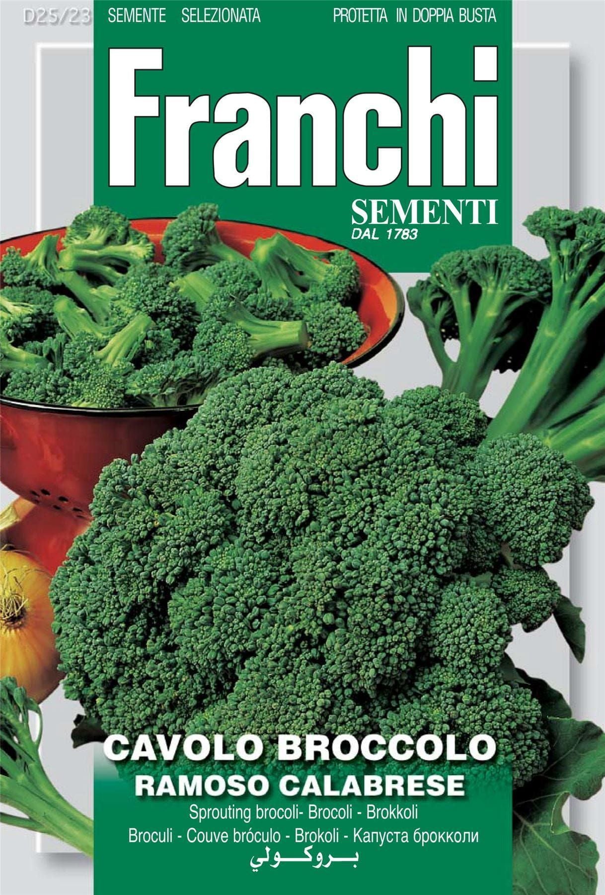 Franchi Seeds of Italy Broccoli Ramoso Calabrese Seeds