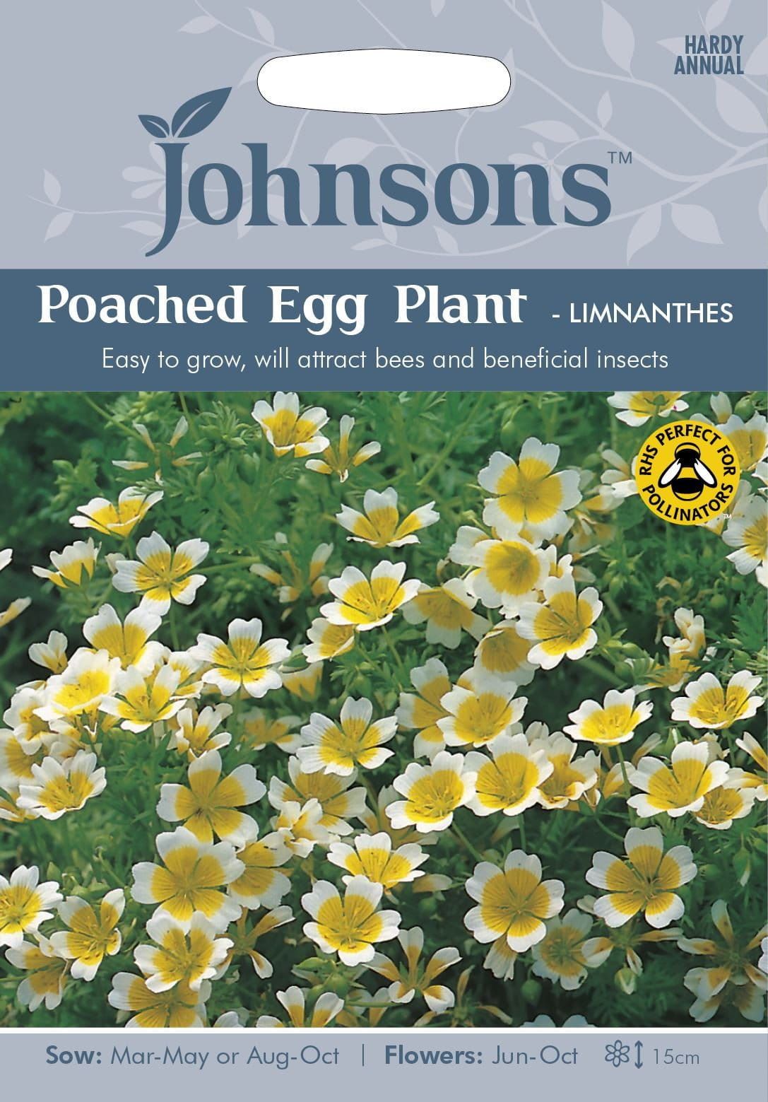 Johnsons Poached Egg Plant Limnanthes 100 Seeds