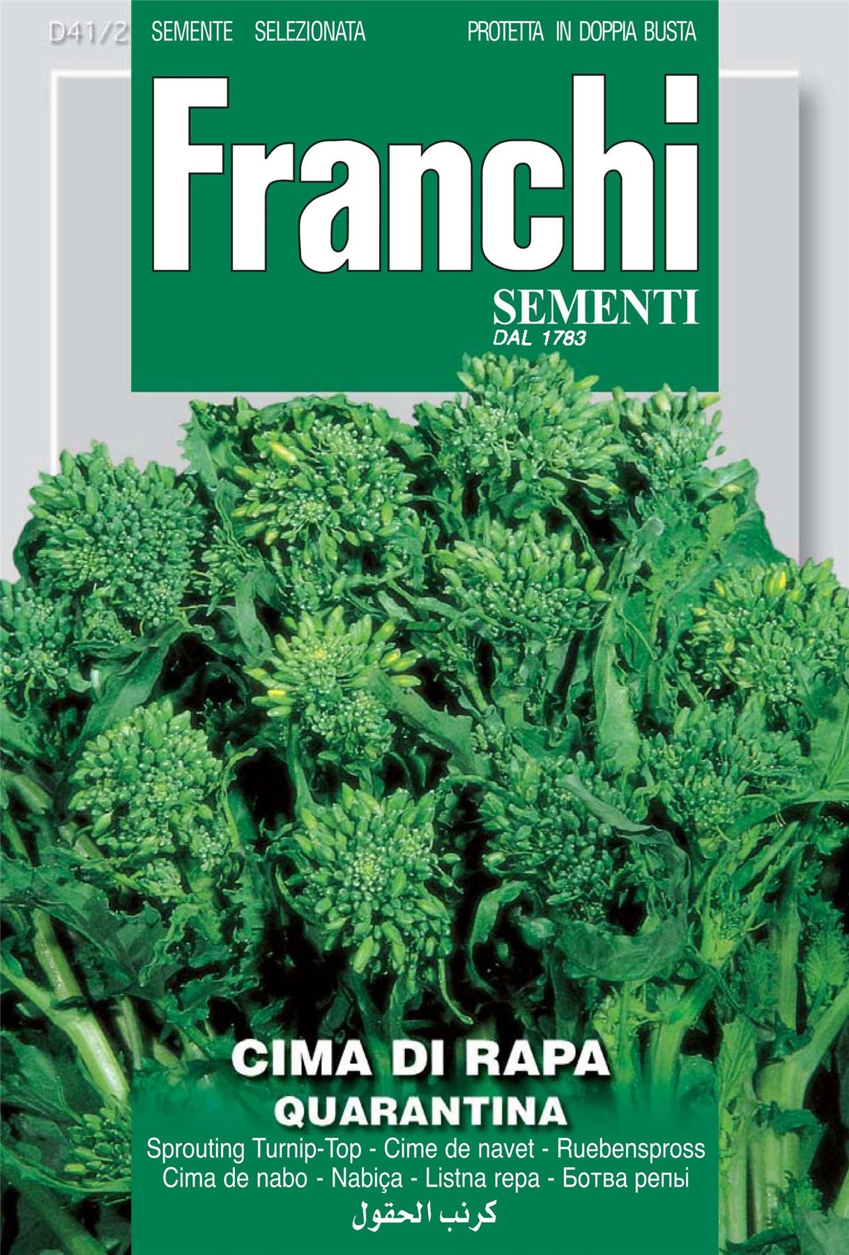 Franchi - 041/002 - Sprouting Turnip Top - Quarantina - 15g Seeds