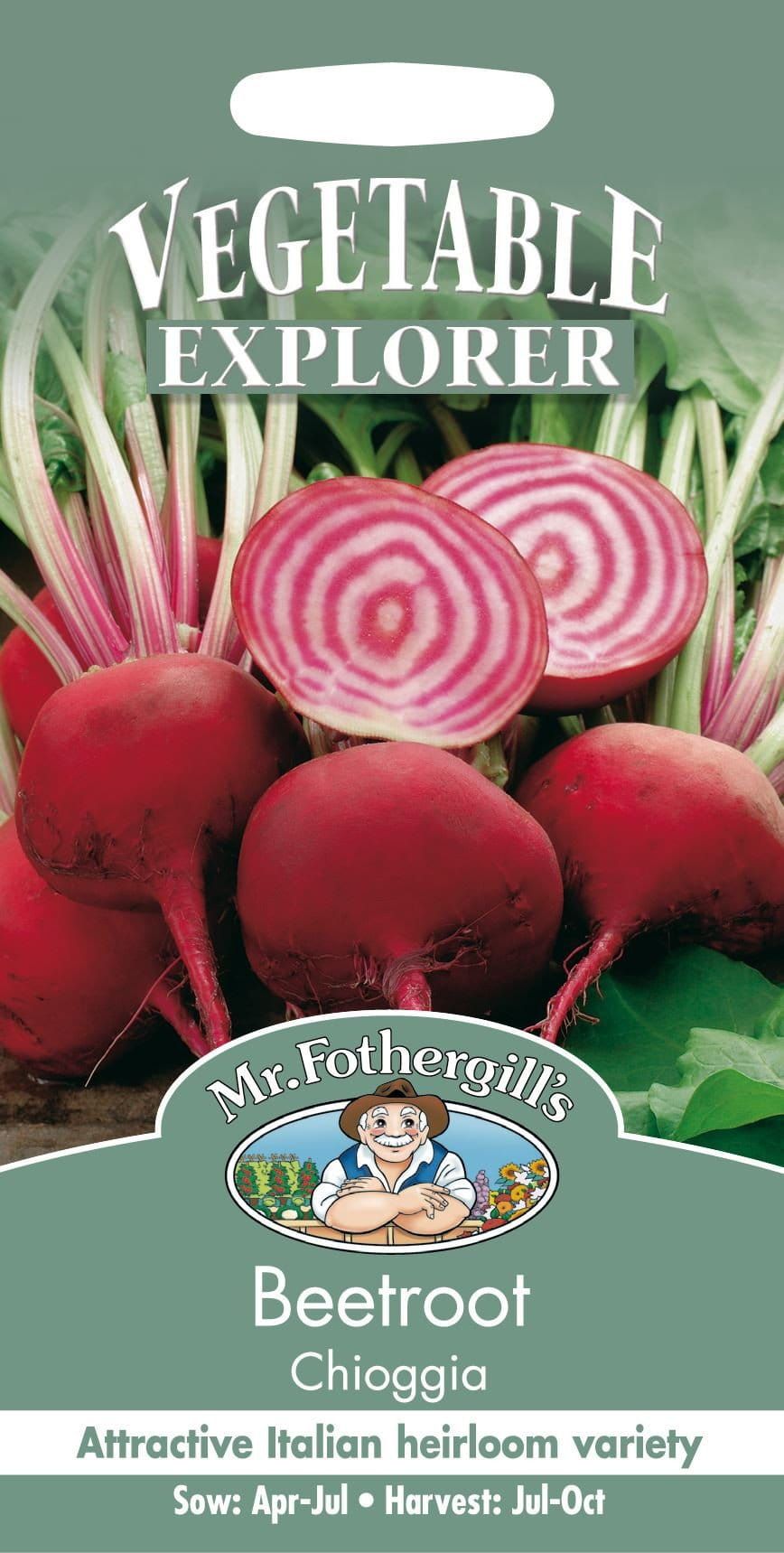 Mr Fothergills Beetroot Chioggia 250 Seed