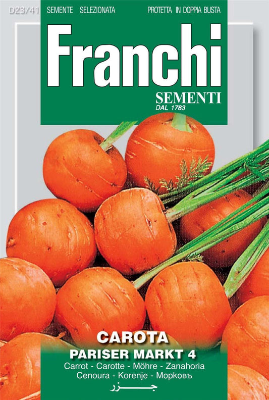 Franchi Seeds of Italy Carrot Paris Market 4 - Seeds