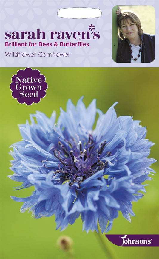 Johnsons Sarah Raven's Wildflower Cornflower 150 Seeds