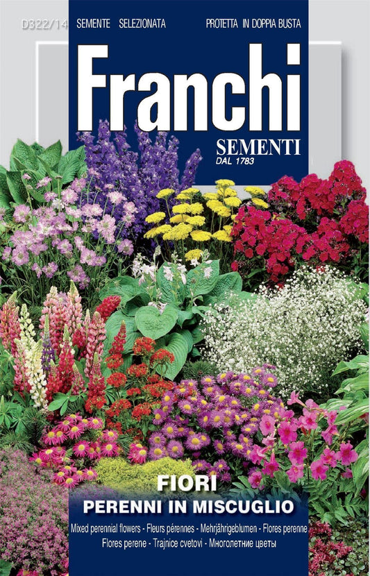 Franchi Seeds of Italy - Flower - FDBF_ 322-14 - Mixed Perennial Flowers - Seeds