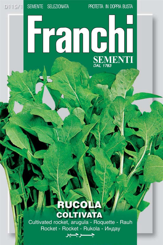 Franchi Seeds of Italy Cultivated Rocket Coltivata Seeds