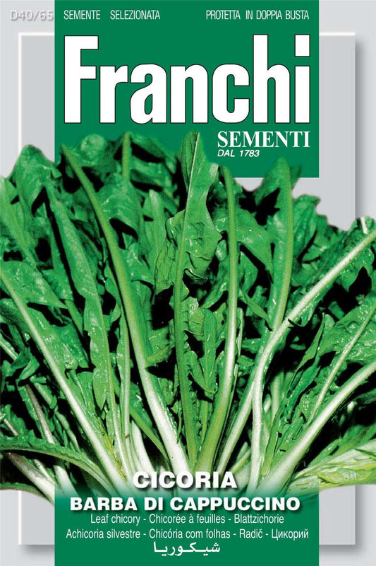 Franchi Seeds of Italy - DBO 40/65 - Chicory - Barbe De Capppuccino - Seeds