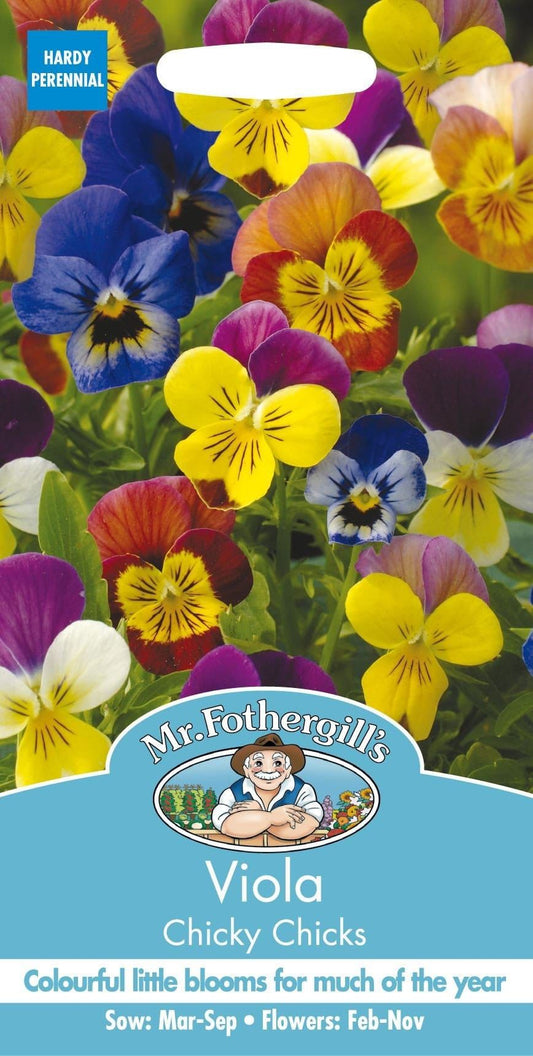 Mr Fothergills Viola Chicky Chicks 35 Seeds