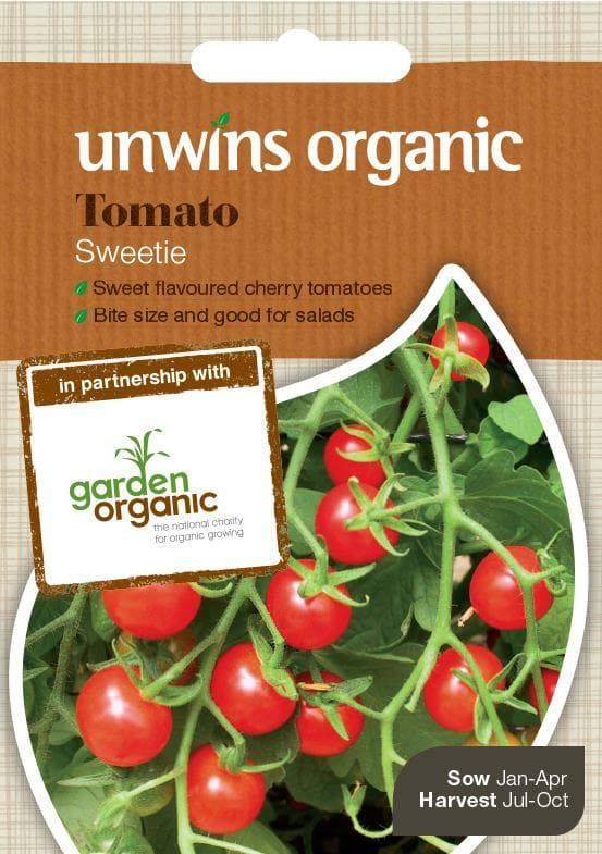 Unwins Organic Tomato Sweetie 25 Seeds