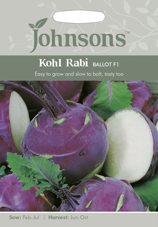 Johnsons Kohl Rabi Ballot F1 50 Seeds