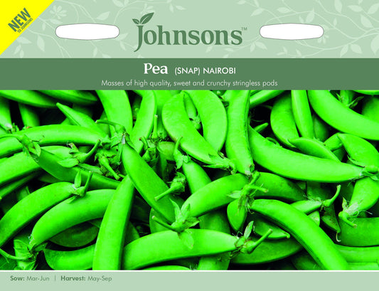 Johnsons Pea (Sugarsnap) Nairobi 250 Seeds