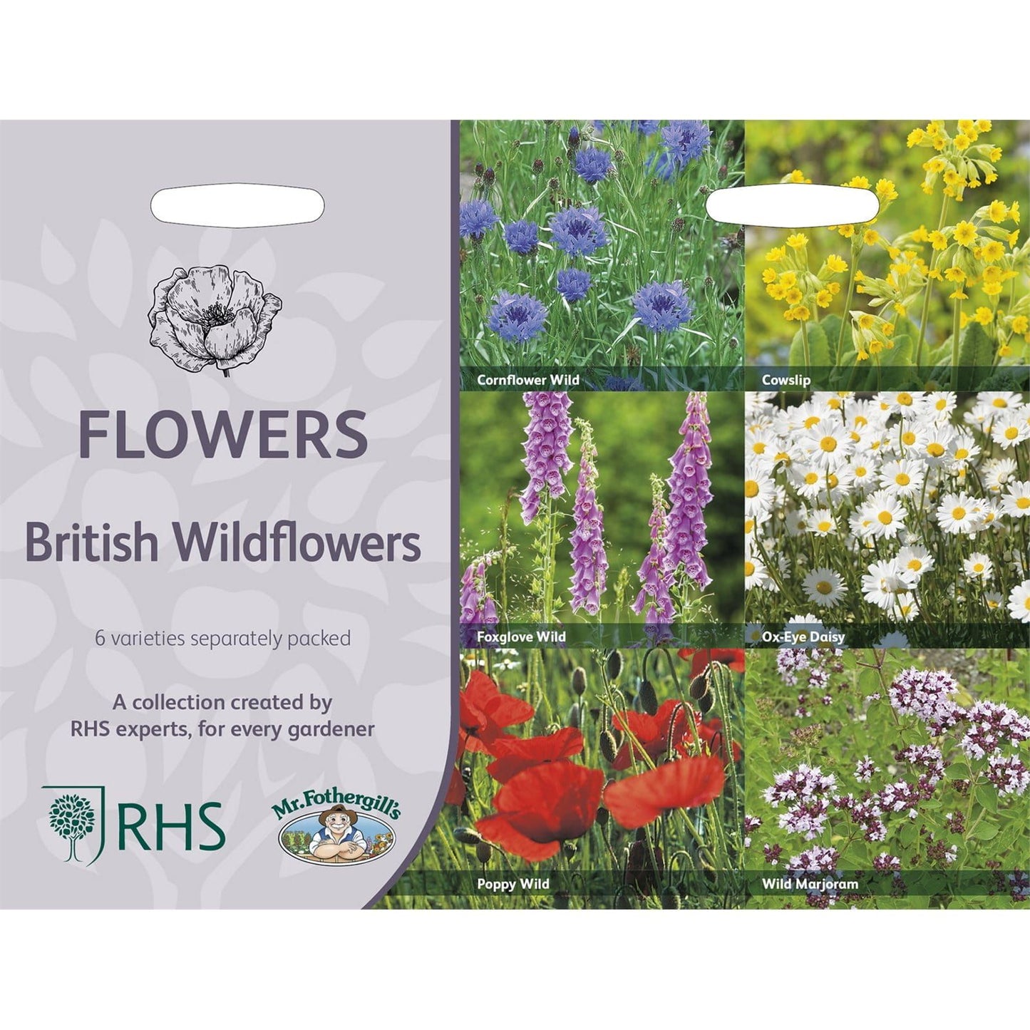 Mr Fothergills RHS British Wildflowers Collection - Seeds