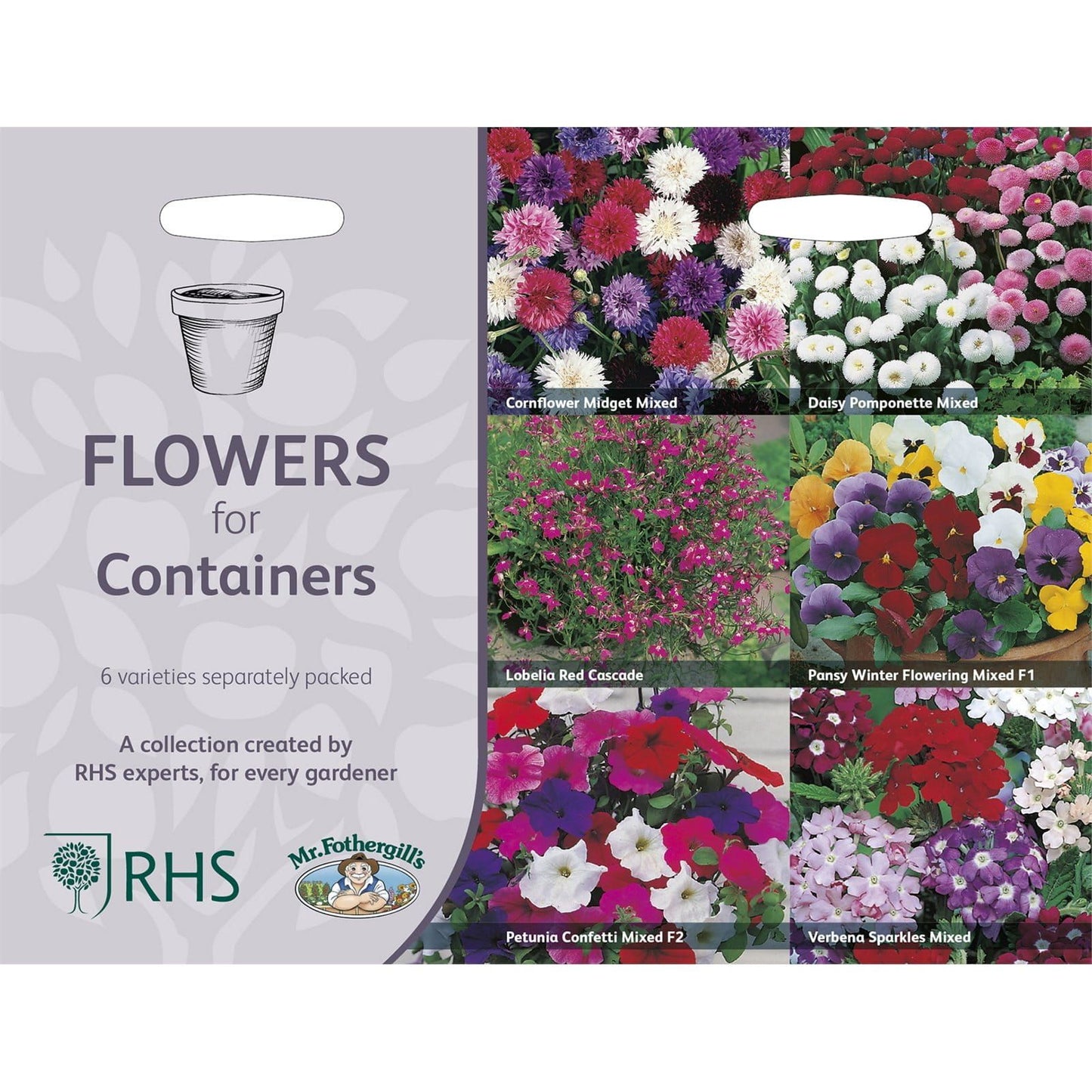 Mr Fothergills RHS Flowers For Containers Collection - Seeds