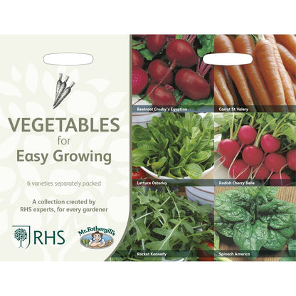 Mr Fothergills RHS Vegetables For Easy Growing Collection - Seeds