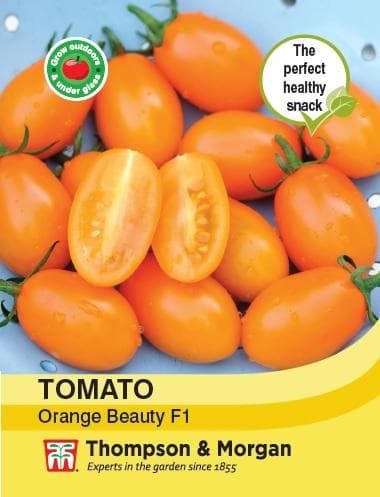 Thompson & Morgan Tomato Orange Beauty F1 Hybrid 4 seed