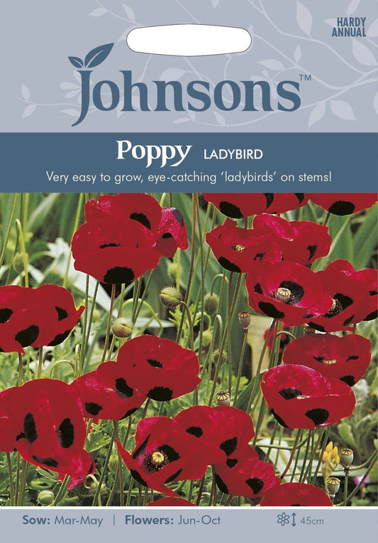 Johnsons Poppy Ladybird 1000 Seeds