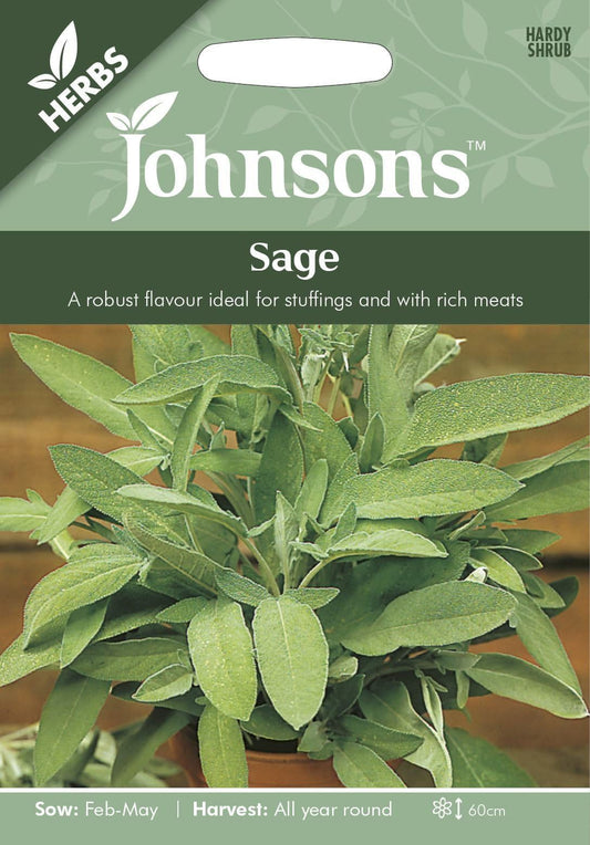 Johnsons Herb Sage 75 Seeds