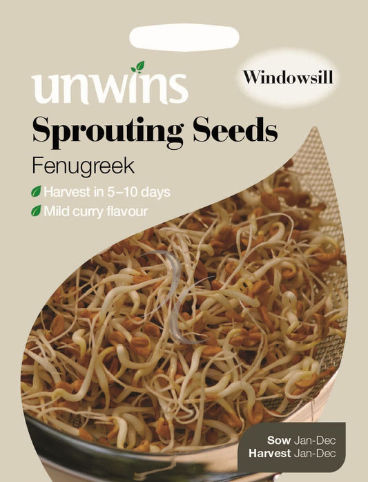 Unwins Sprouting Seeds Fenugreek 1600 Seeds