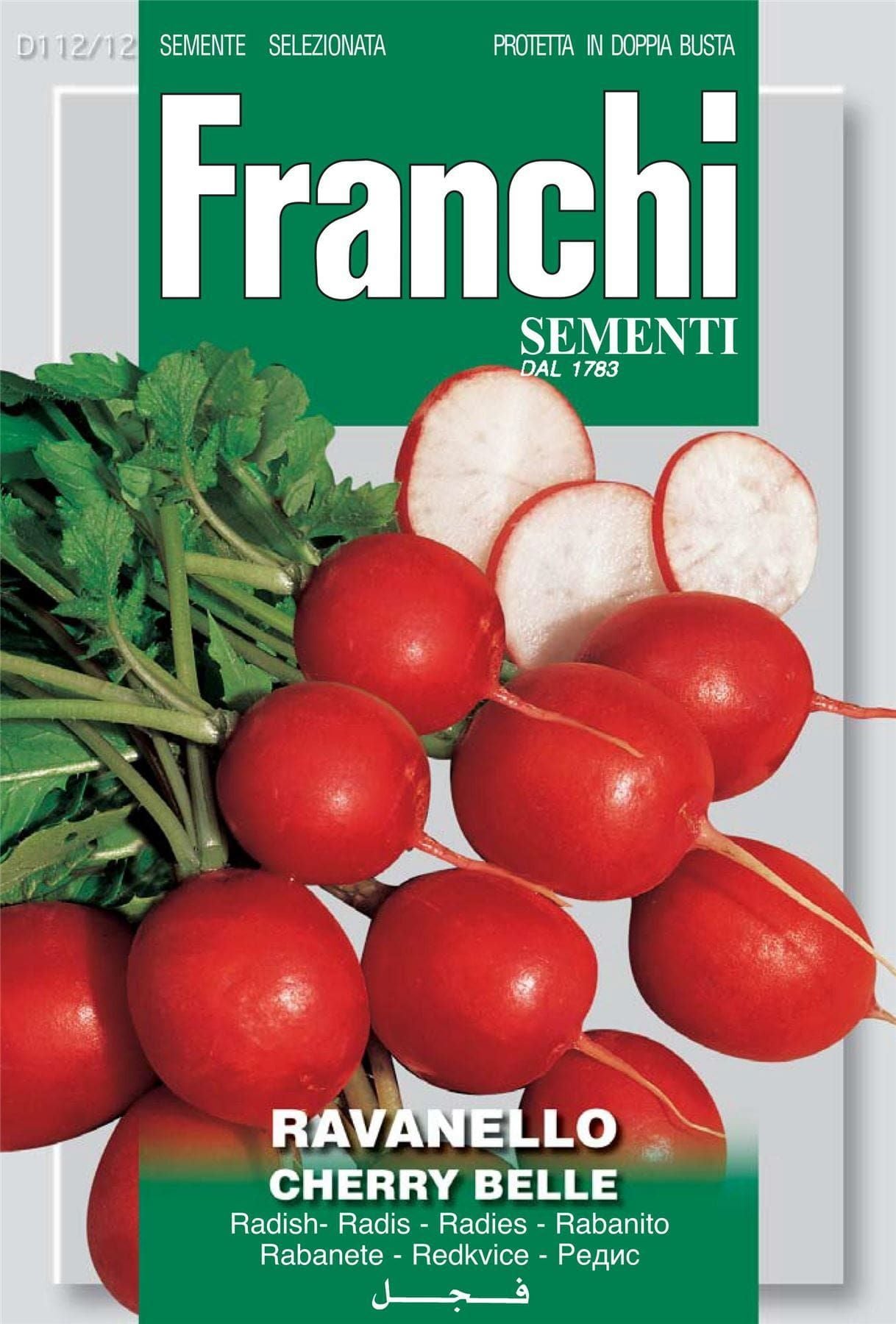 Franchi Seeds of Italy Radish Cherry Belle Seeds
