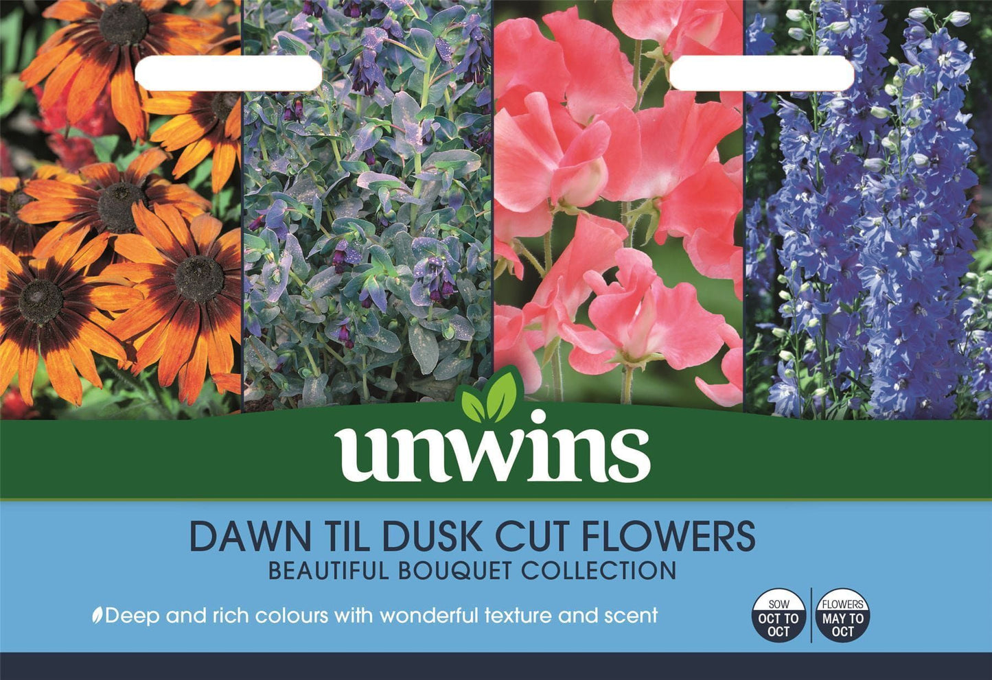 Unwins Unwins Dawn til Dusk Cut Flowers Collection Pack Seeds