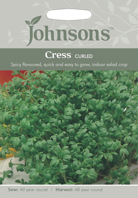 Johnsons Cress Curled 3000 Seeds