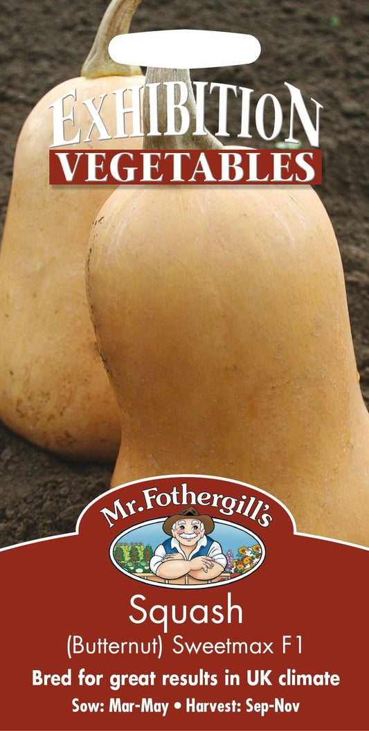 Mr Fothergills Butternut Squash Sweetmax F1 10 Seeds