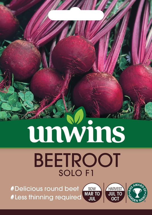 Unwins Beetroot (Round) Solo F1 Seeds