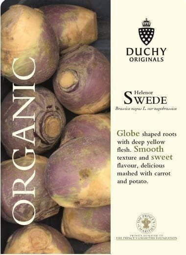 Thompson & Morgan Duchy Original Organic Vegetable Swede Helenor 250 Seed
