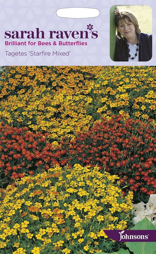 Johnsons Sarah Raven's Tagetes Starfire Mixed 200 Seeds