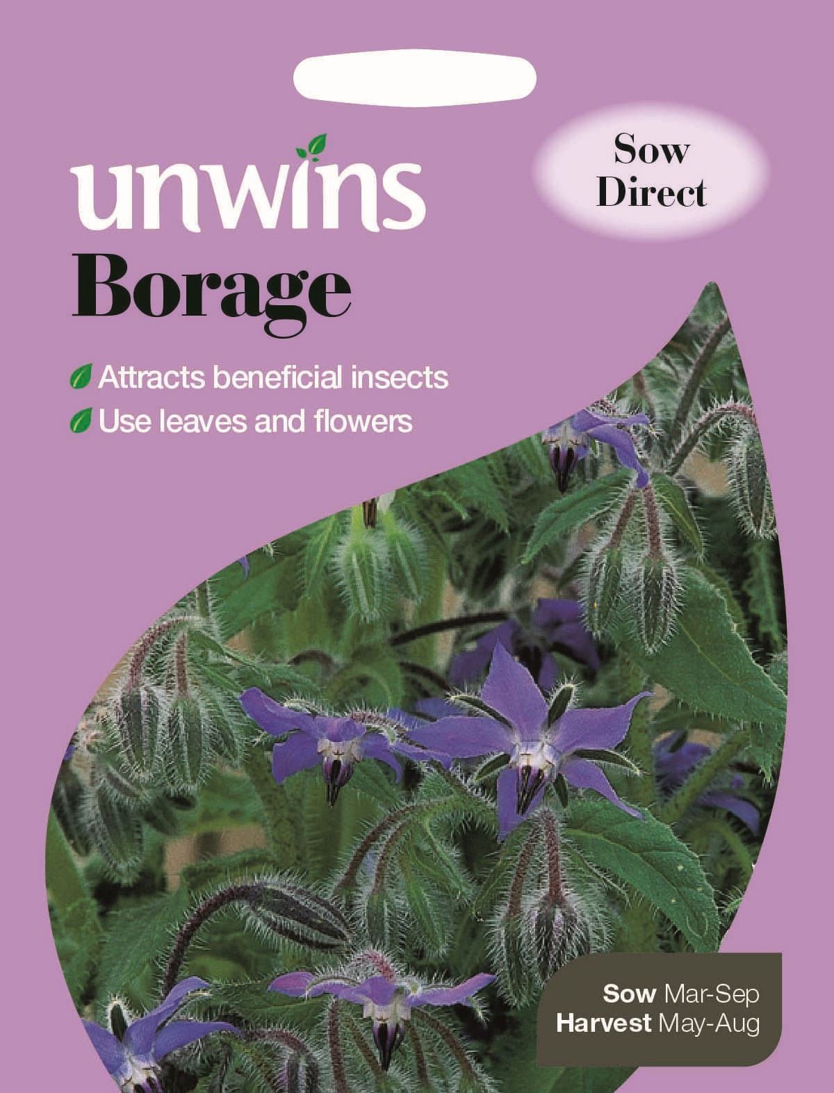 Unwins Borage 180 Seeds