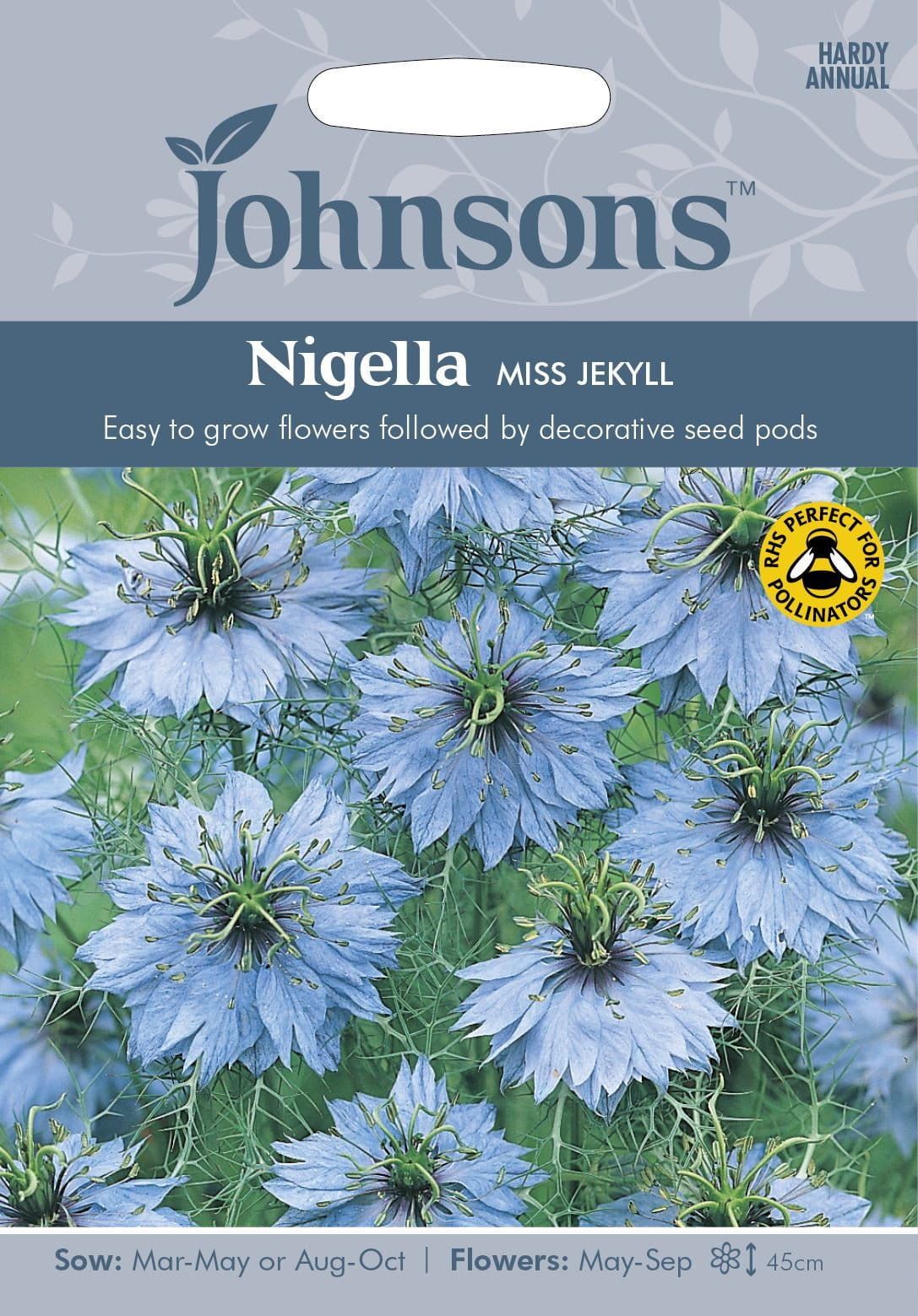 Johnsons Nigella Love in a Mist Miss Jekyll 700 Seeds