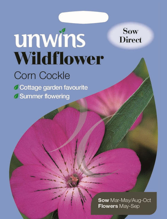 Unwins Wildflower Corn Cockle 80 Seeds