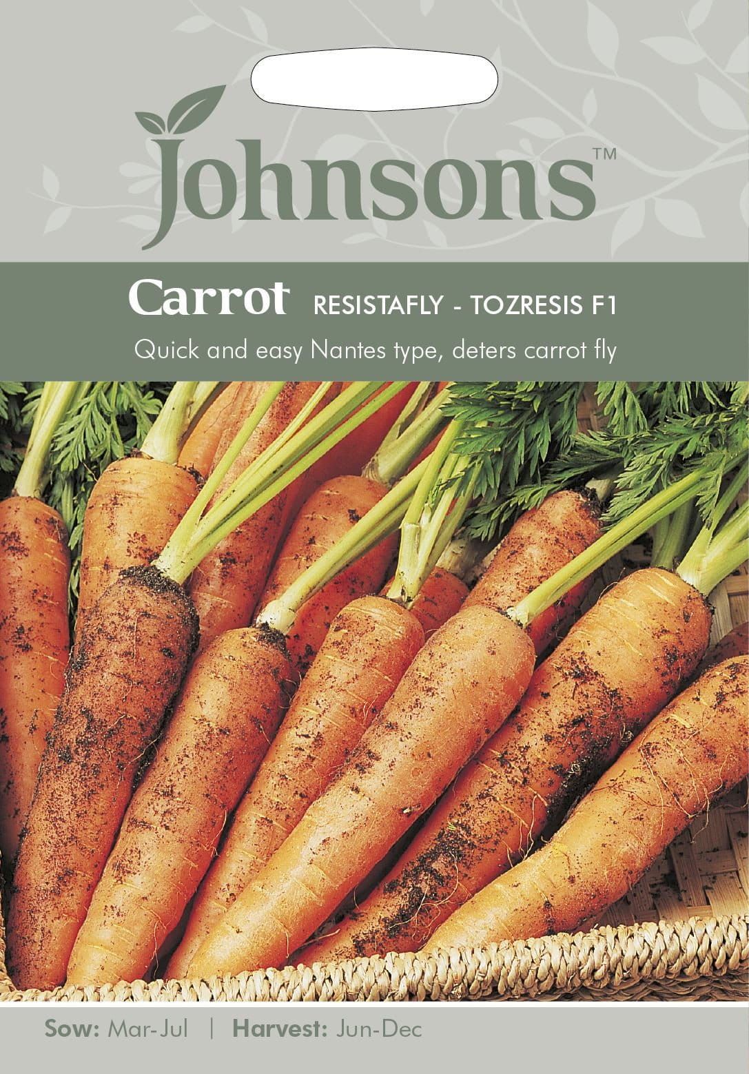 Johnsons Carrot Resistafly F1 400 Seeds