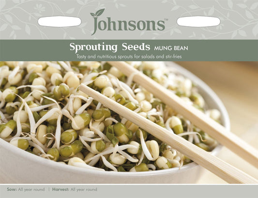 Johnsons Mung Bean Sprouting Seed 1200 Seeds