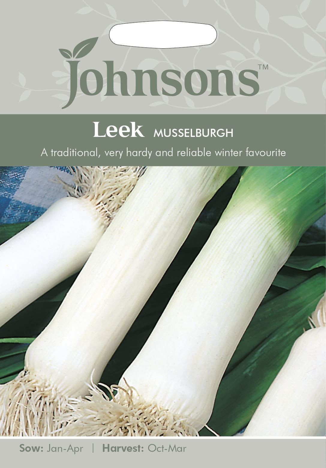 Johnsons Leek Musselburgh 500 Seeds