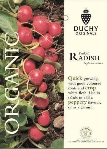 Thompson & Morgan Duchy Original Organic Vegetable Radish Rudolf 200 Seed