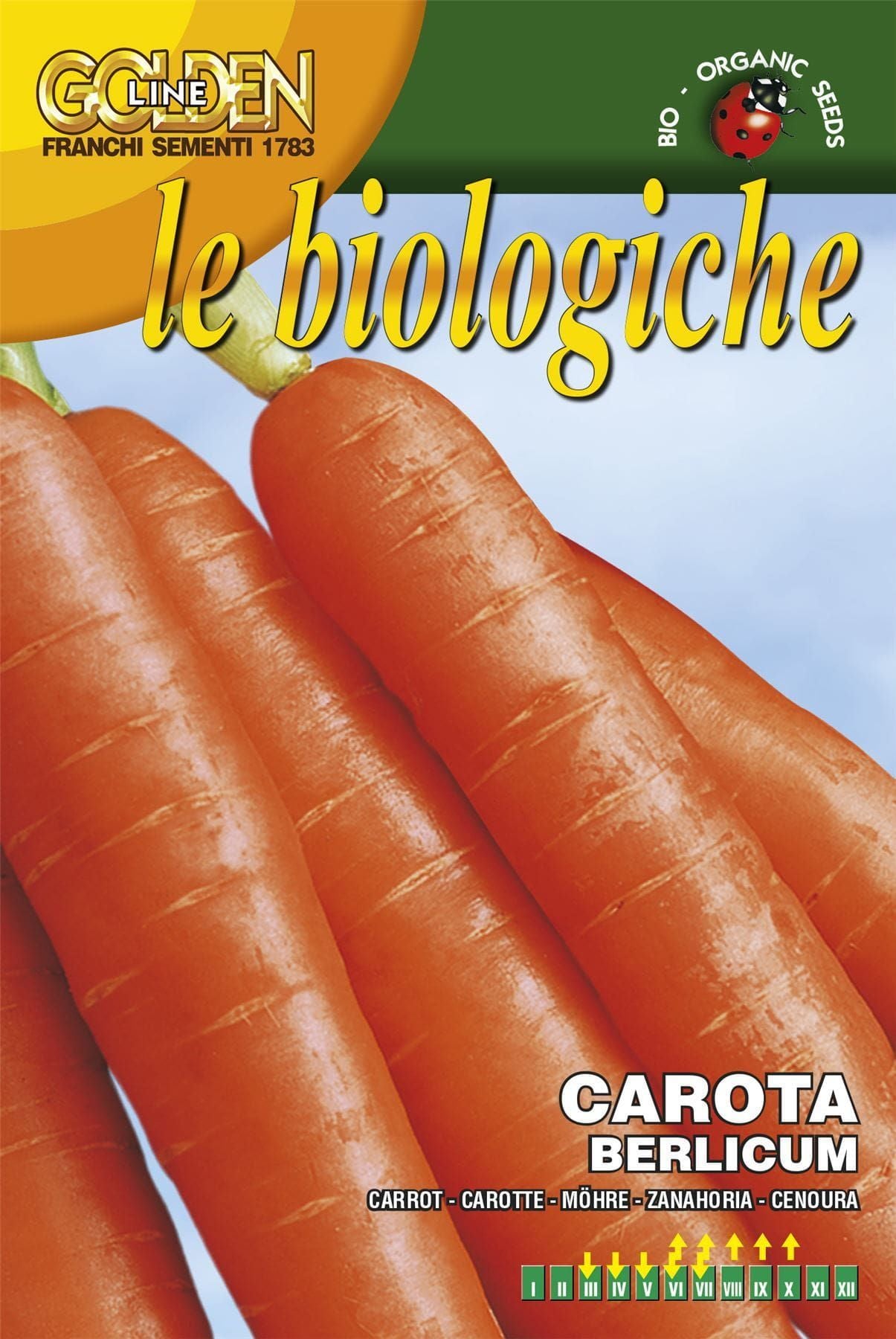 Franchi Organic BIOB23/15 Carrot Berlicum Seeds