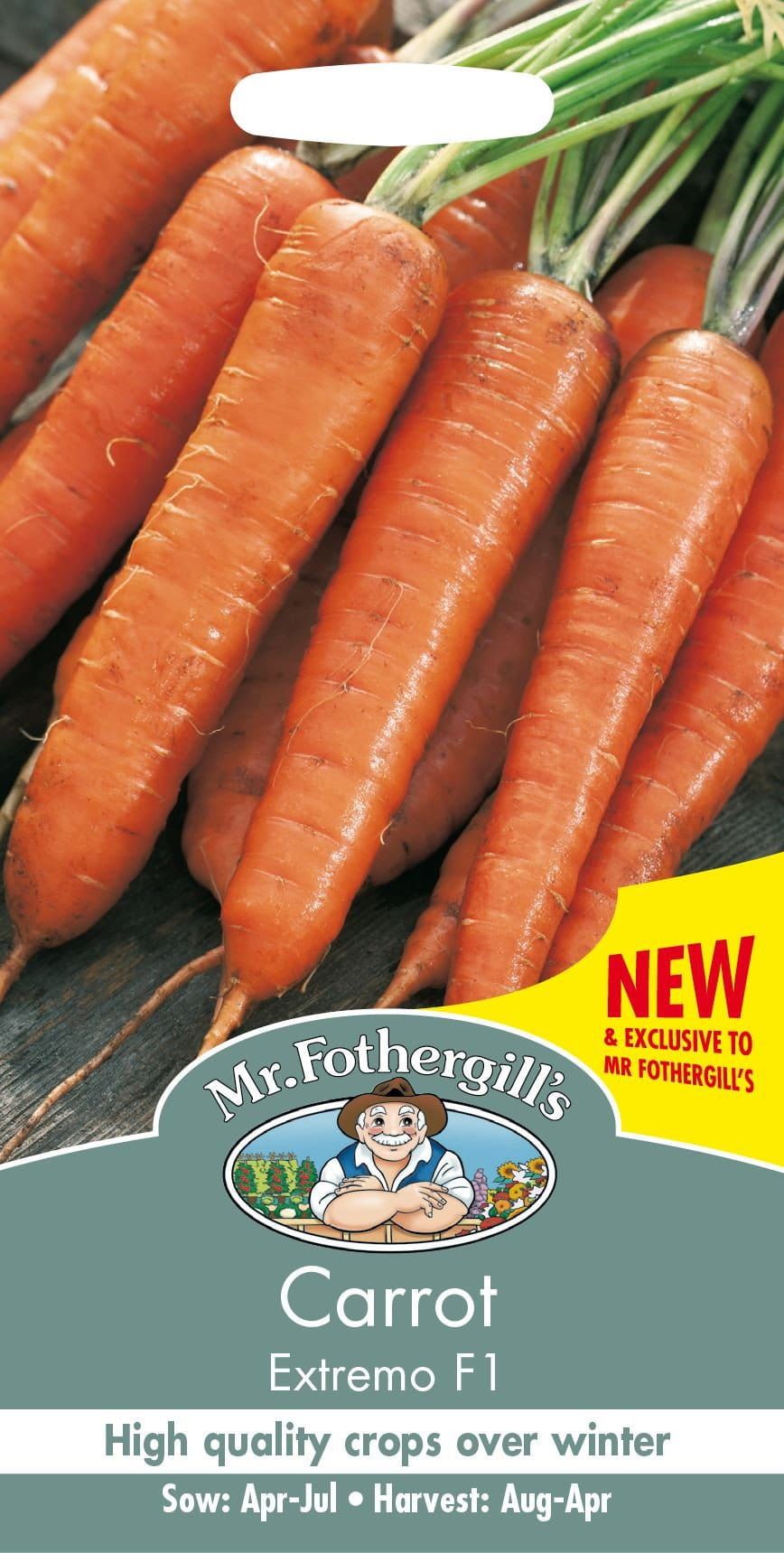 Mr Fothergills Carrot Extremo F1 - 350 Seeds