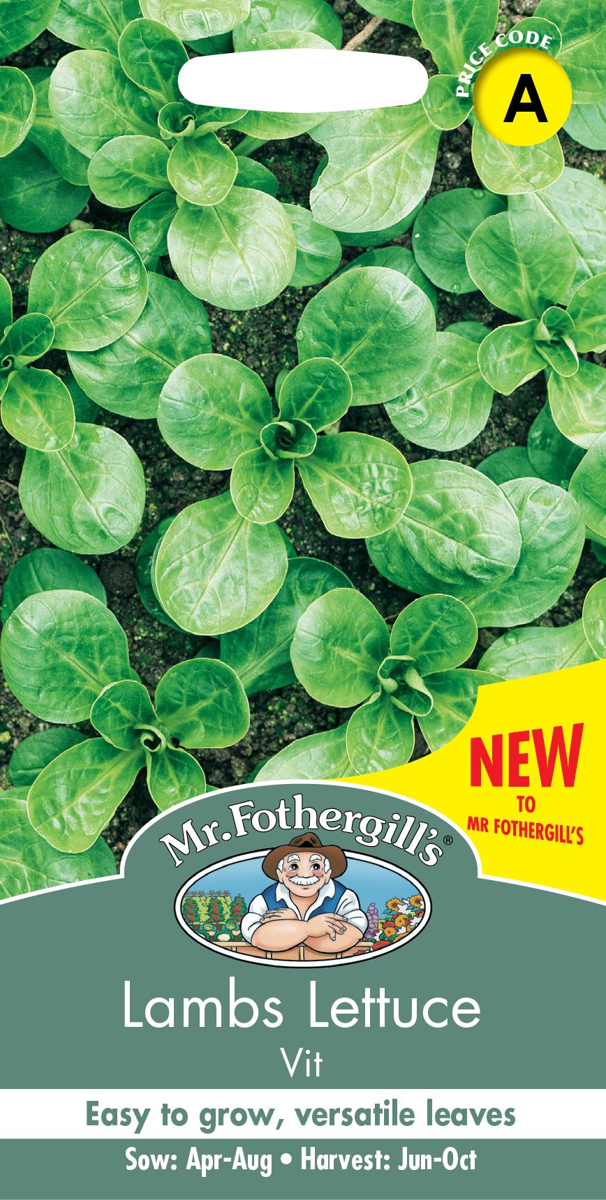 Mr Fothergills - Vegetable - Lambs Lettuce - Vit - 500 Seeds
