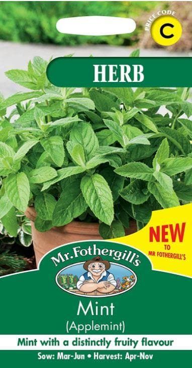 Mr Fothergills - Herb - Mint - Applemint - 500 Seeds