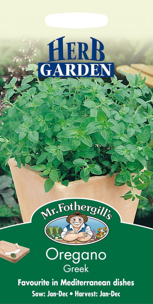 Mr Fothergills Herb Oregano Greek 1500 Seeds